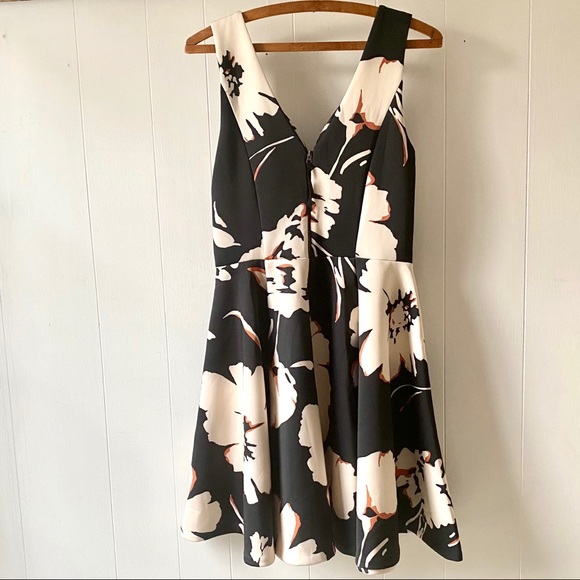 Maeve Armory Black Motif Fit & Flare Dress - Picture 6 of 8